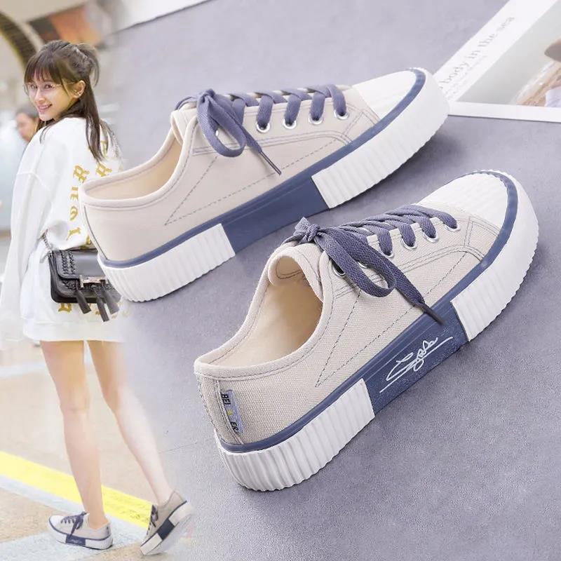 Sepatu Sneakers Wanita 048640 Canvas Sneaker Import