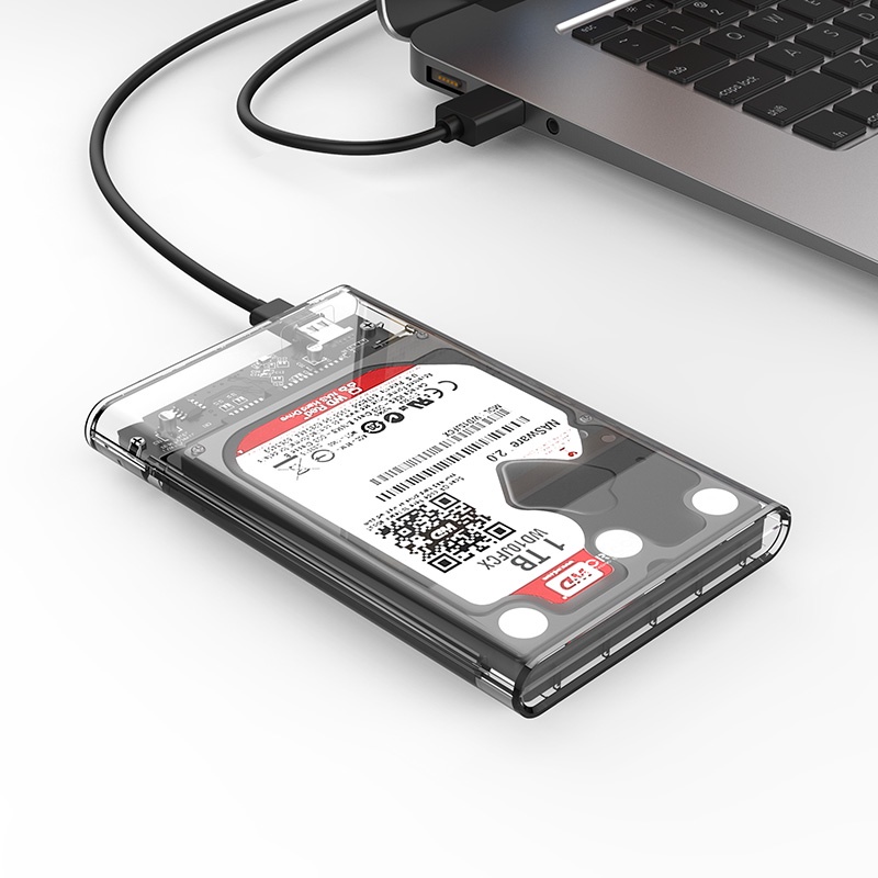 ORICO 2,5&quot; INCH Transparent HDD Case SATA to USB 3.1 Type C Casing Hard Drive OR2139C3