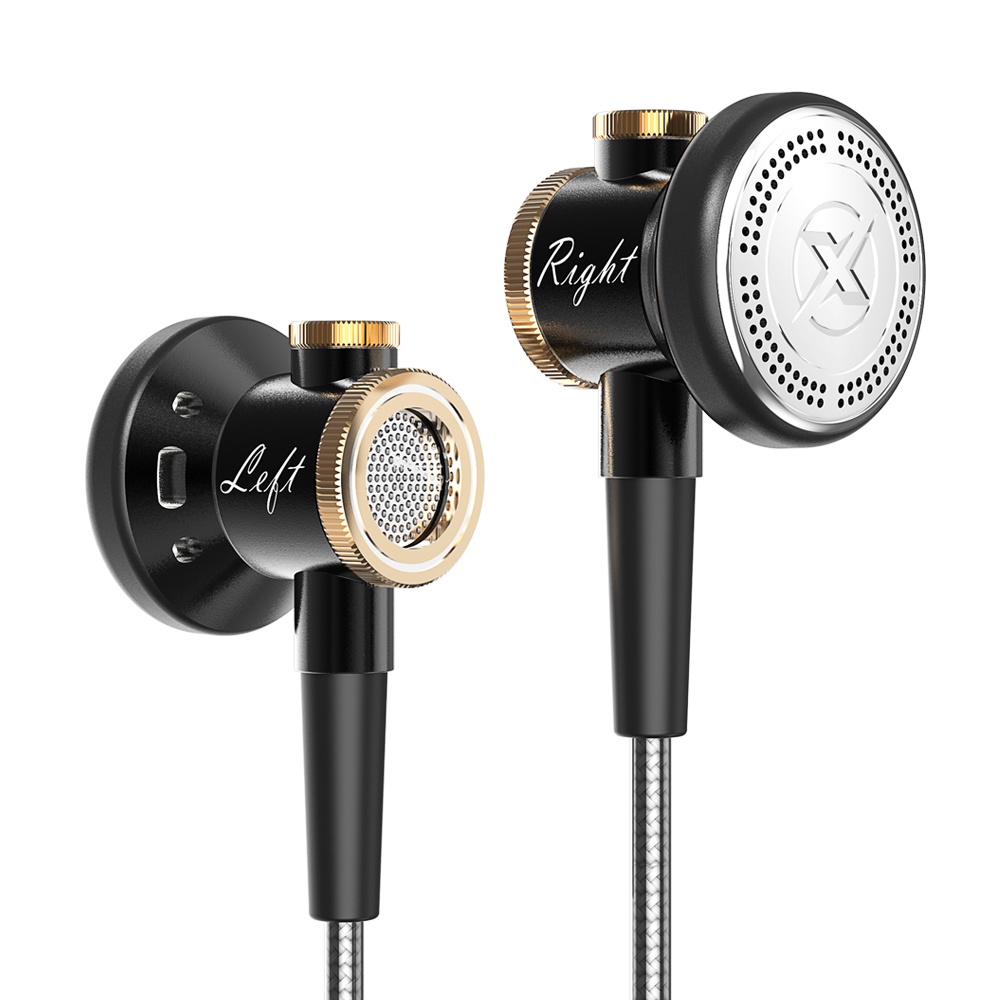 D08 Kepala Datar HiFi Metal Earphone Bass Berat Musik Headset Universal 3.5mm Earbud Olahraga Lari Headphone Dengan Mic