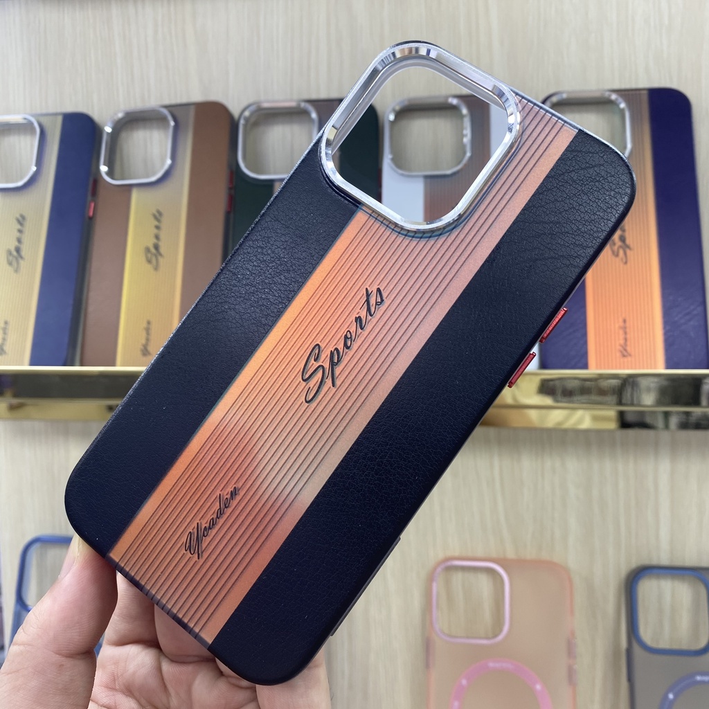 IPHONE Gaya Baru!! Porsche Gradient Hard Untuk Case Iphone12 13 14 pro max All Inclusive Anti Jatuh Kualitas Tinggi Case