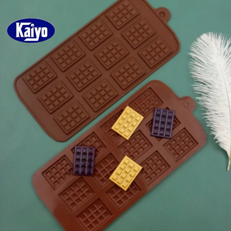 Cetakan Silikon Bentuk Batang Cokelat DIY yang Praktis untuk Membuat Kue/Kue Kering Kaiyo