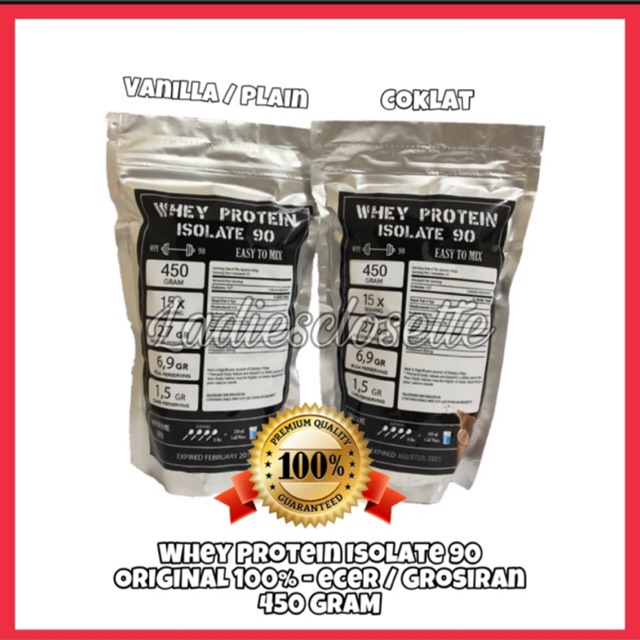 Susu Protein Debm Original Whey Protein Isolate 100 450 Gr