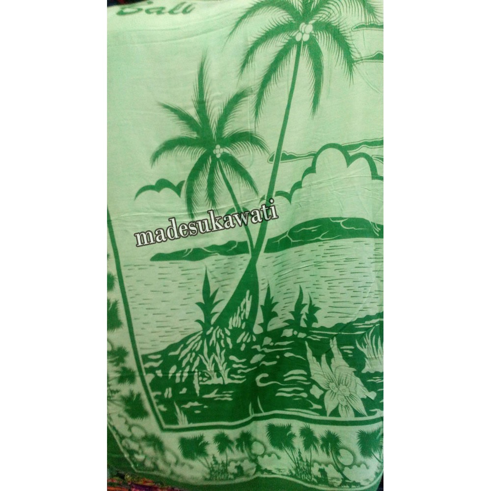 Kain Sarung Pantai Bali Lembaran Motif Pantai