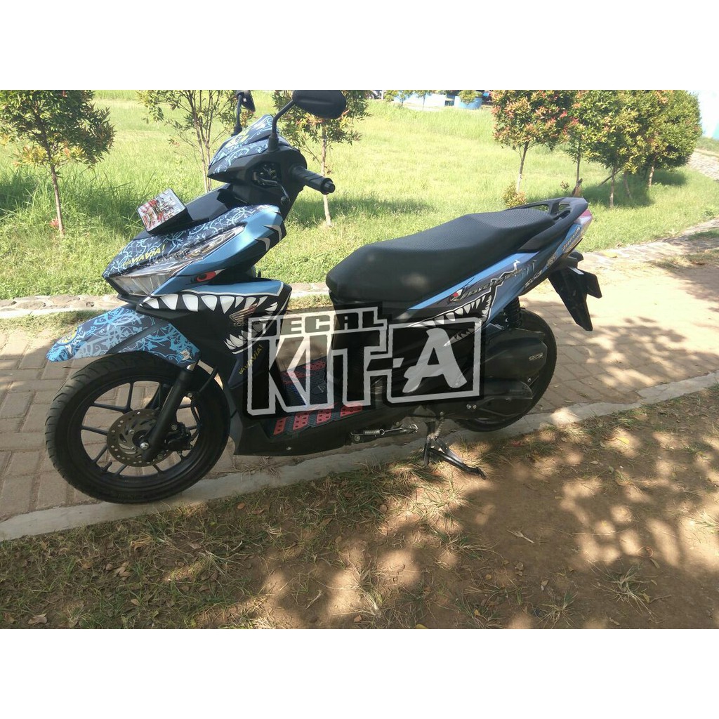 Decal Vario 150 Stiker Vario 150 Shark Hiu Sticker Striping Variasi Vario 150 Vario 125